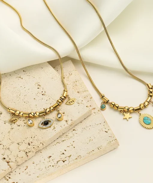 Alternative view of Bohemian Star Necklace