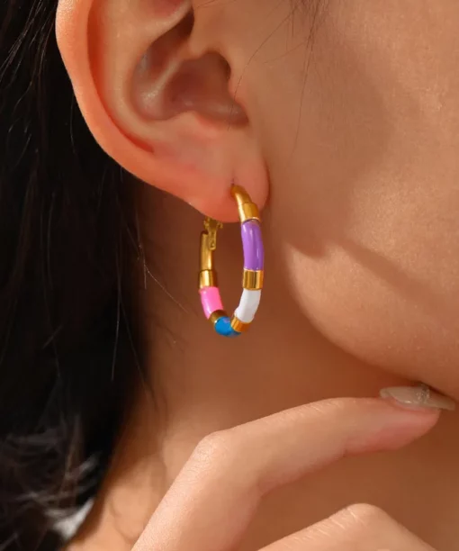 Alternative view of Colorful Hoops