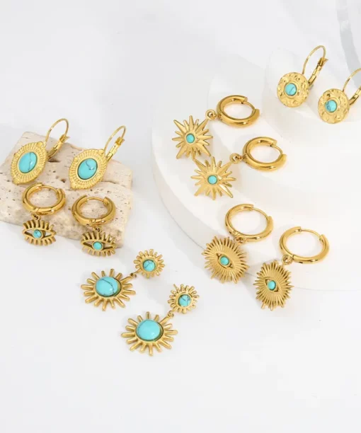Alternative view of Oval Boho Earrings