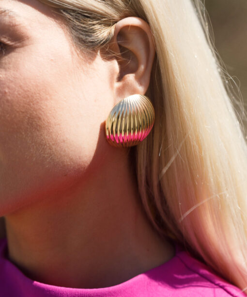 Alternative view of Lady Stripe Ear Studs