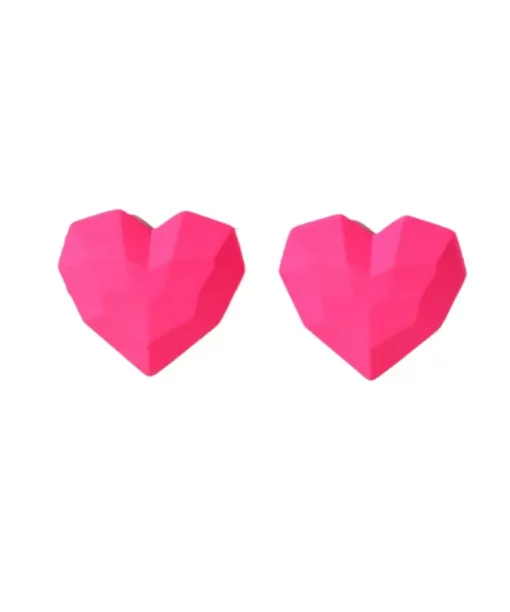 Alternative view of Fuchsia Geometrical Heart
