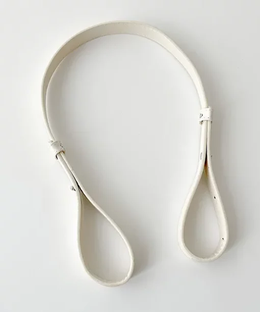 Alternative view of White Classic Short  Bag Strap