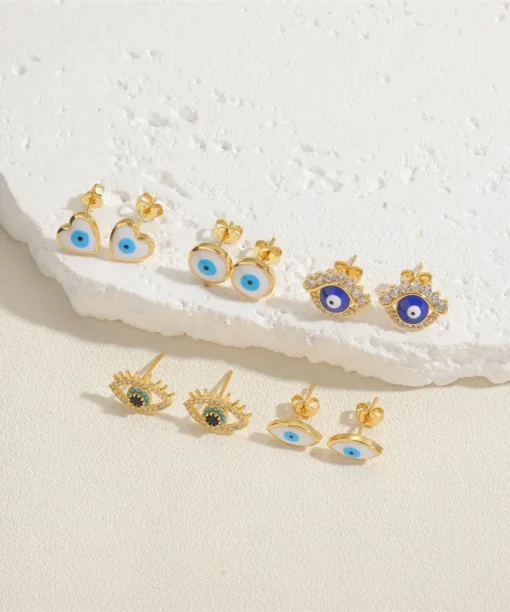 Alternative view of Classic Eye Ear Studs