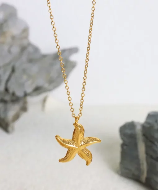 Alternative view of Starfish Necklace