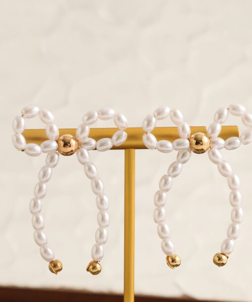 Alternative view of Toledo Bow Earrings