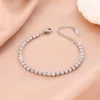 Silver Diamond Bracelet