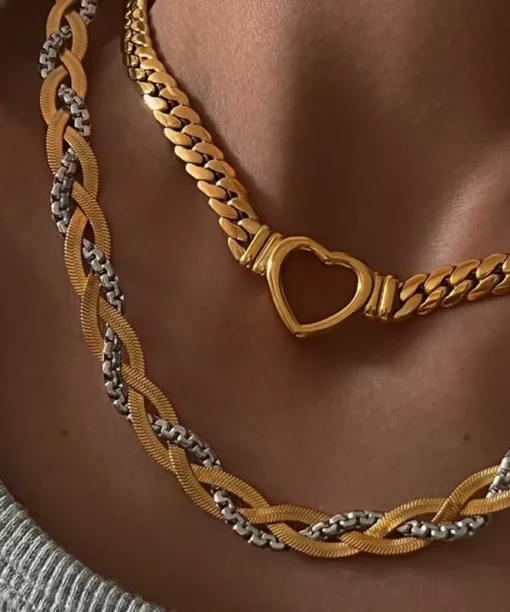 Alternative view of Selina Gold Necklace
