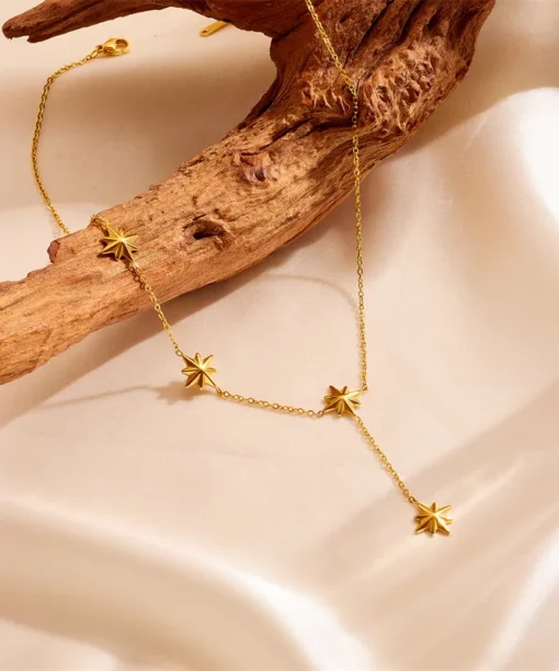 Alternative view of Long Star Necklace