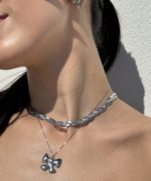 Alternative view of Silver Snake Chain