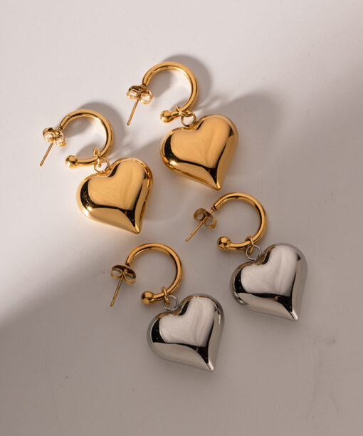Alternative view of Heart Mix Drop Earrings