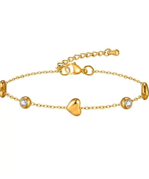 Alternative view of Elegant Heart Bracelet