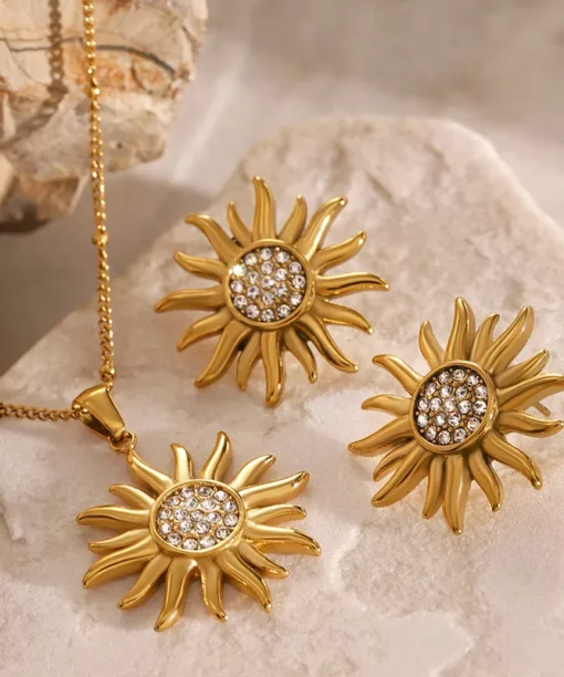 Alternative view of Sunflower Necklace