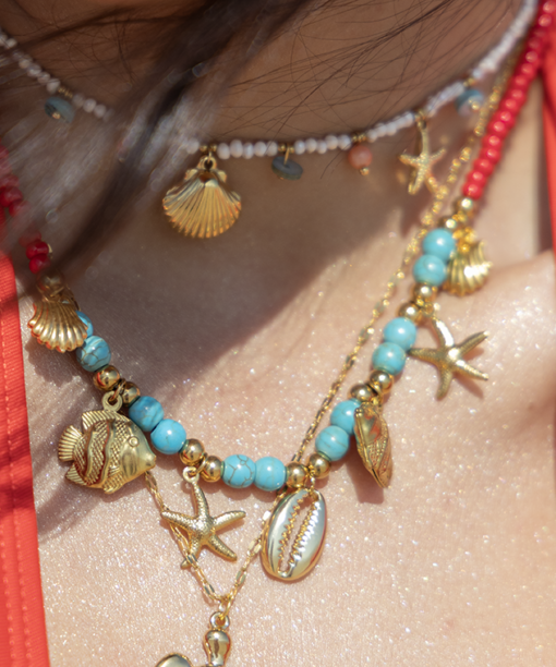 Alternative view of Blue Sea Necklace