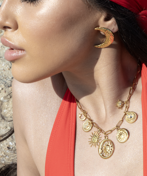 Alternative view of Walking in Moonlight Necklace