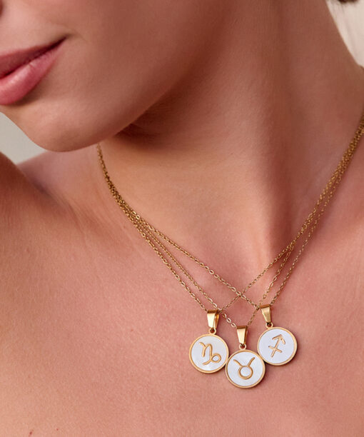 Alternative view of Charm Zodiac Necklace