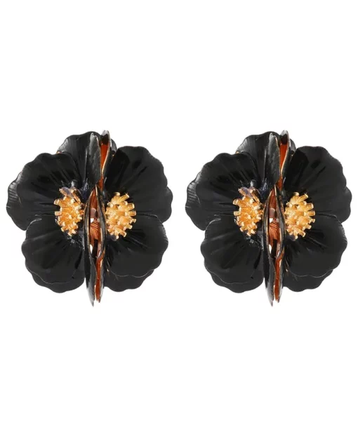 Alternative view of Black Optasia Earrings
