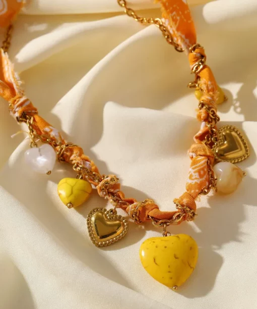 Alternative view of Bandana True Love Necklace
