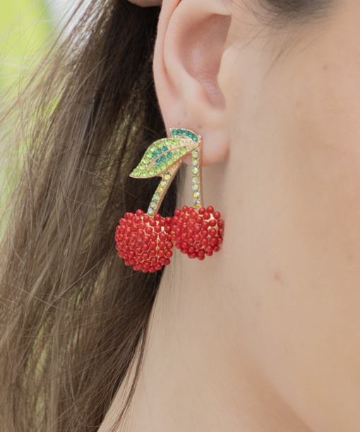 Alternative view of Cherry Lady Ear Studs