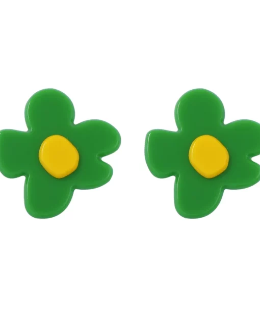 Alternative view of Green Blossom Earrings