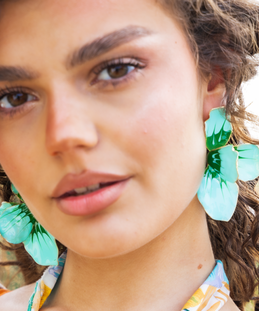 Alternative view of Exotic Tirquise-Green Earrings