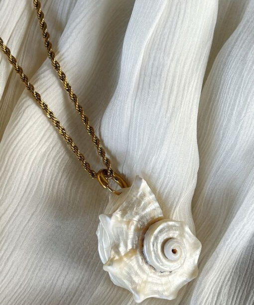 Alternative view of Freshwater Steel Necklace