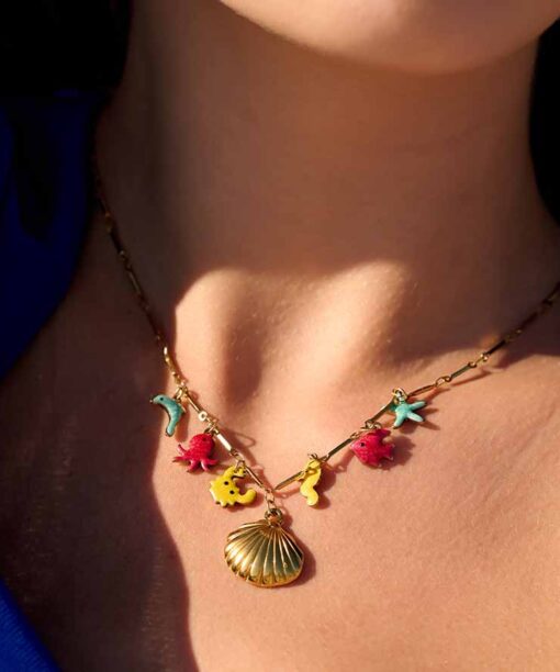Alternative view of Ocean Whisper Necklace