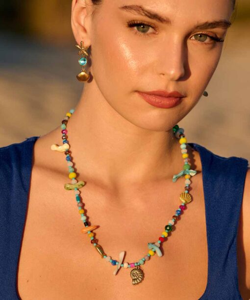 Alternative view of Colorful See Necklace