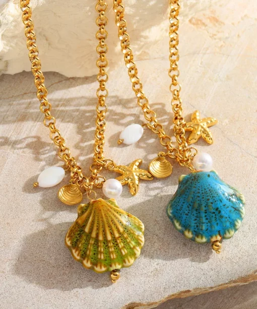 Alternative view of Blue Ocean Necklace