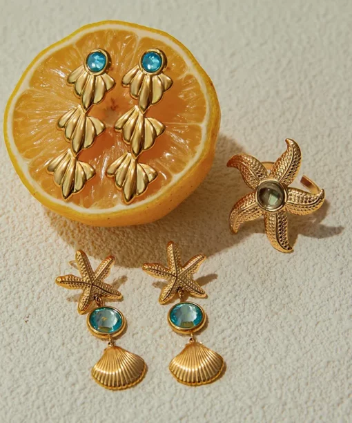 Alternative view of Elegant Sea Earrings